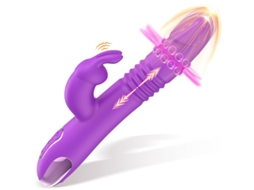 Vibrador Telescpico De Massagem Prova Dgua De 10 Frequncias Para Mulheres (roxo)