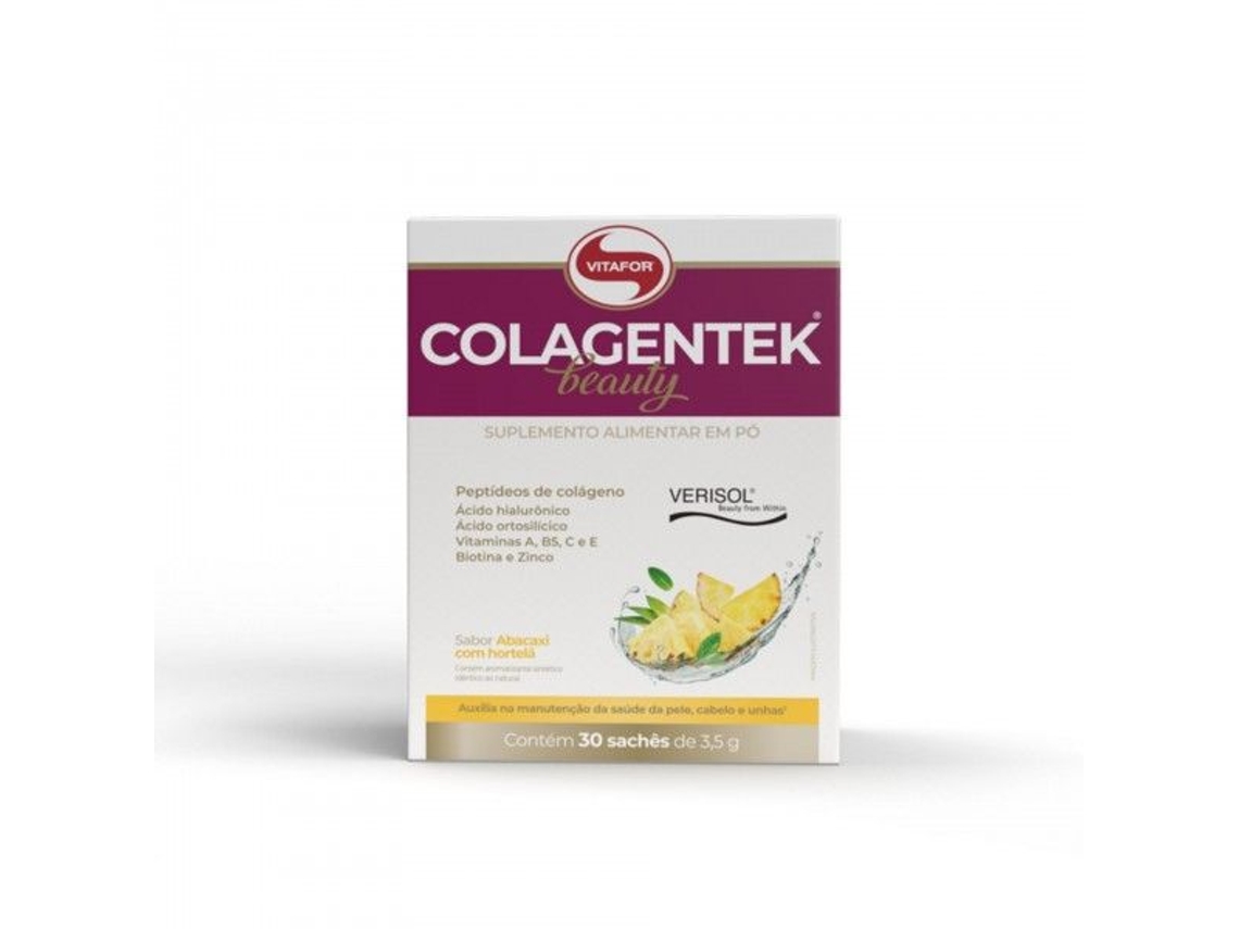 Suplemento Alimentar VITAFOR Colagentek Beauty Verisol® (30 Saquetas)