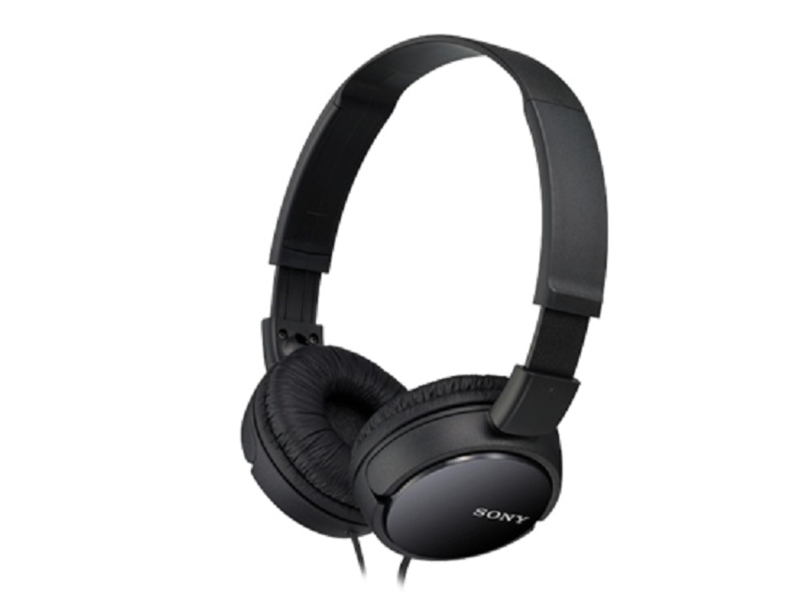 Auscultadores com Fio SONY MDRZX110 (On Ear - Preto)