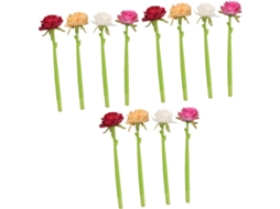 Conjunto De 12 Canetas Em Gel Stobok Com Flores Decorativas,
