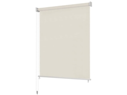 Vidaxl Estore De Rolo Para Exterior 205 (l) X 140 (a) Cm Creme