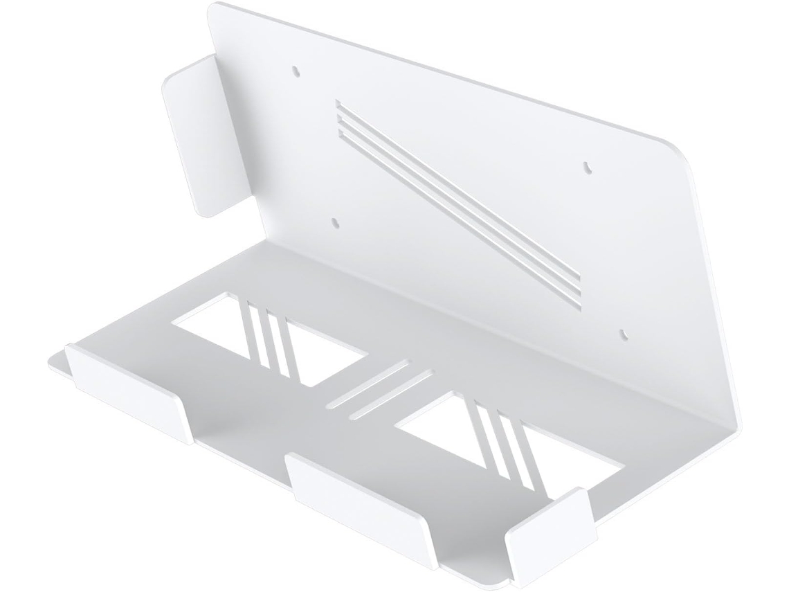 Suporte De Parede Para Console Com Design Robusto E Ventilação Controle Videogame, Organizador De Fones Ouvido Para Área