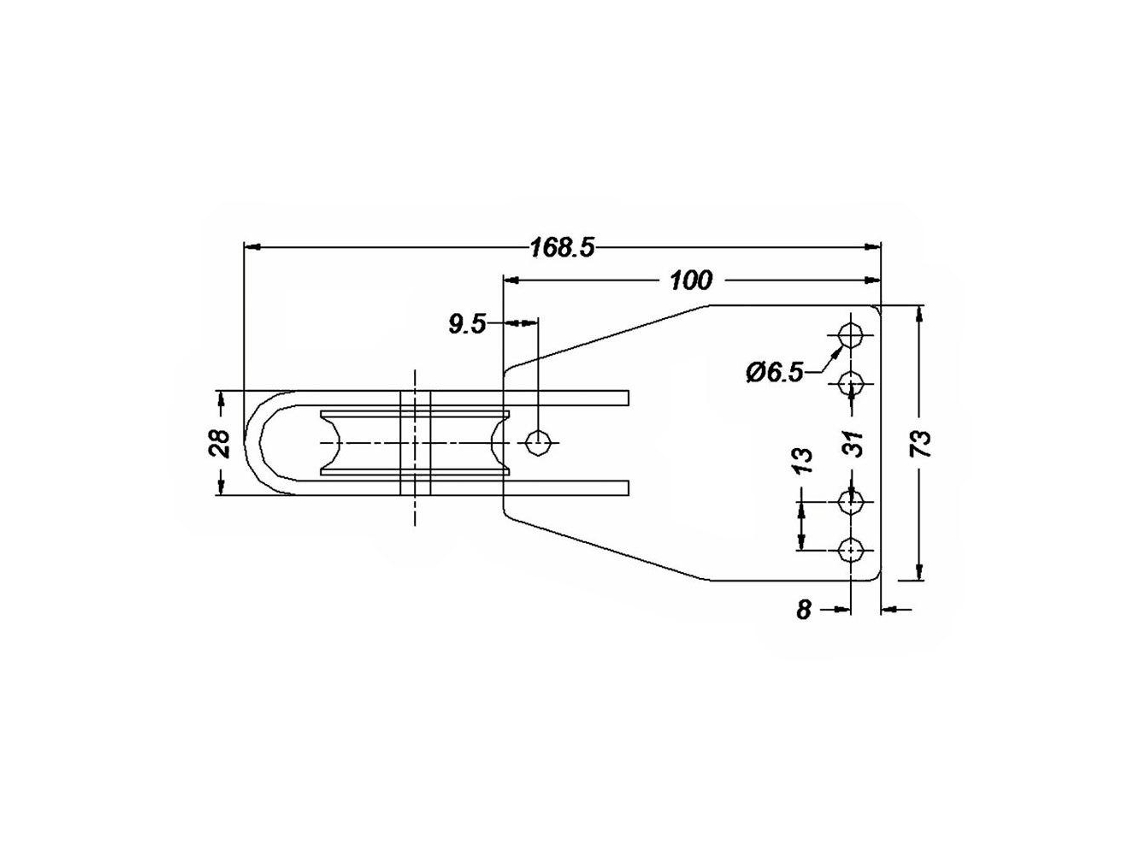 Pike N Bass Pulley 45 Degrees