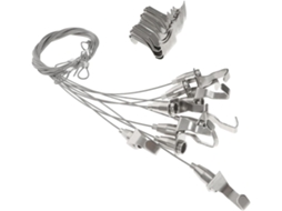 Lurrose Conjunto De 10 Tiras Fio Ajustáveis Para Pendurar Quadros,