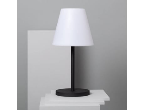 Candeeiro de Mesa LEDKIA Maipo (Preto - Alumínio, PE - 30x60 cm)