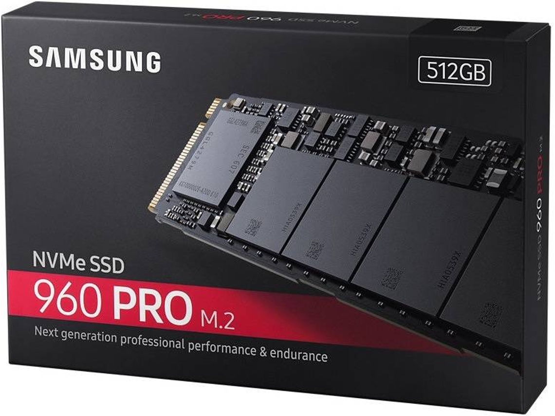 Disco SSD Interno SAMSUNG 512GB 960 PRO M2 PCIE (512 GB - PCI-Express ...