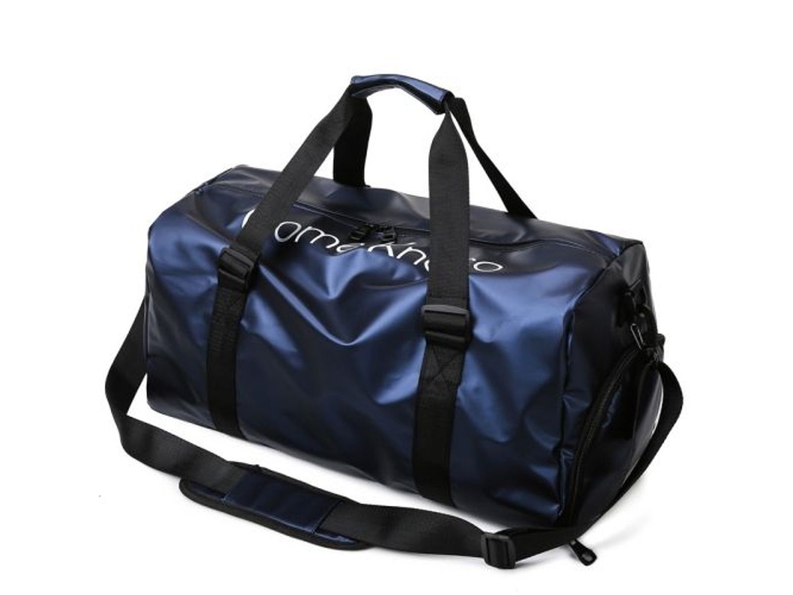 Bolsa Esportiva AQUAFORGE Brilhante e Impermeável, Grande Capacidade, Azul