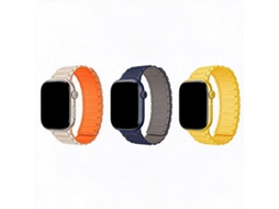 3 Pcs Bracelete Para Apple Watch 42/44/45/46/49mm Cuich