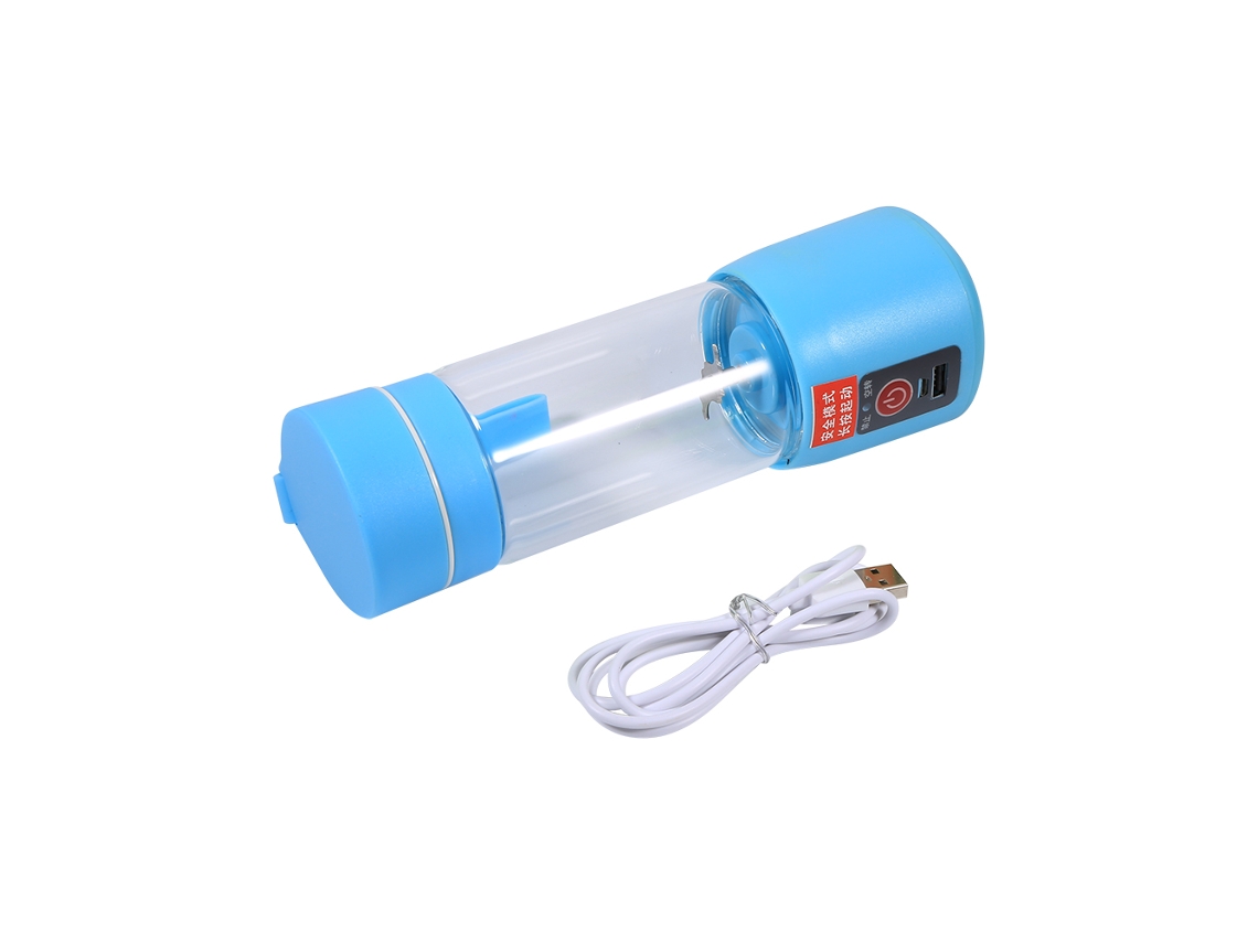 Copo De Liquidificador Usb Laxiscreed Azul Portátil Mini Para Uso Pessoal E Esportivo