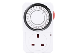 Temporizador mecânico (temporizador de 24 horas, economizador de energia)