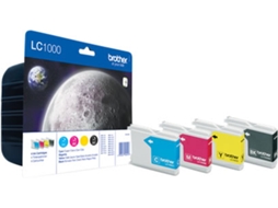 Pack 4 Tinteiros BROTHER LC1000 Cores (LC-1000)