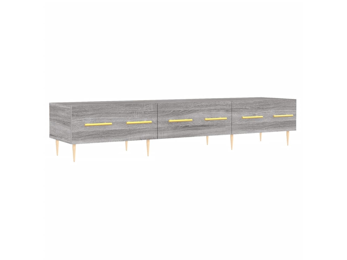 Tv Cabinet, Tv Cabinets Vidaxl Cinzeto Madeira Processada (n/a)