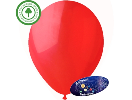 Balão 26Cm Vermelho Paixão Embalagem 50 Un. BALAOMAIS