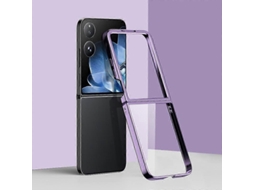 Capa De Celular Xiaomi Mix Flip Com Revestimento Eletroplástico 6d, Resistente A Impactos E Com Design Em Policarbonato.