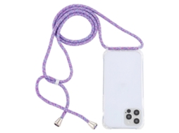 Lurelia Capa Com Cordão Iphone 14 Pro Acrílico Airbag Antichoque
