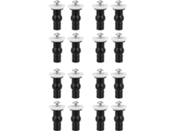 Pacote Com 16 Parafusos Para Assento De Vaso Sanitário, Dobradiças Para Assento De Vaso Sanitário, Porcas De Borracha