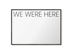 Magnetic Board We Were Here For The Living Room Espelharte (100x70 Cm)
