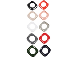 Conjunto De 10 Capas Protetoras Reutilizáveis Silicone Para