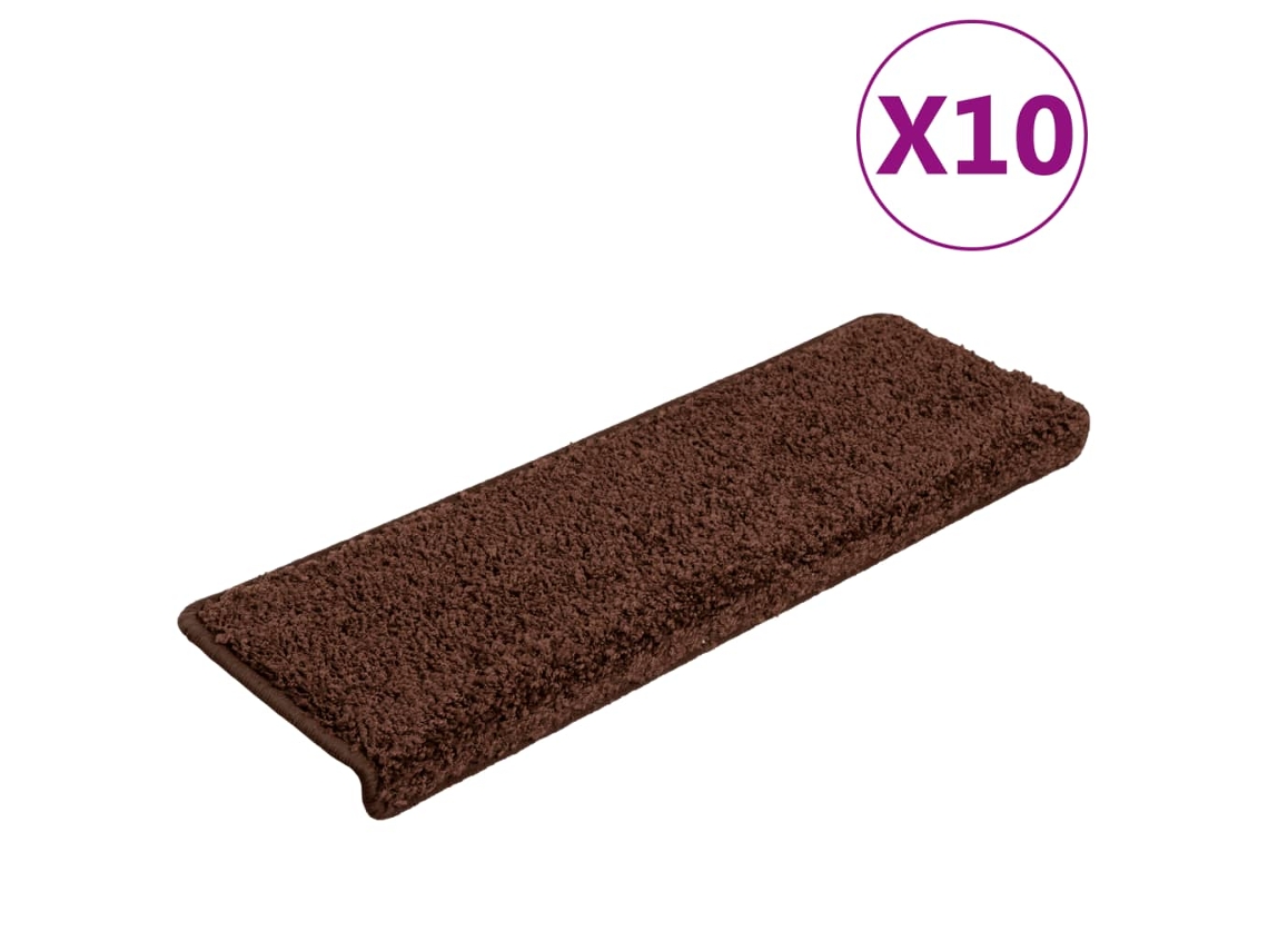 Stair Mat, Stair Mats Vidaxl Marrom Polipropileno (65 X 21 X 4 Cm)