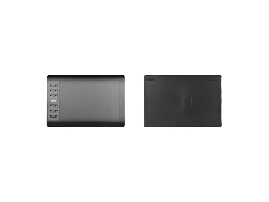 Bosto 1060 Plus Tábua Gráfica Digital 10x6 Polegadas 8192 Níveis Caneta Sem Fio Sem Bateria