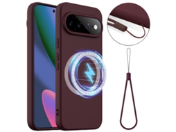Capa De Silicone Hibbent Para Google Pixel 11 (roxo Ameixa)