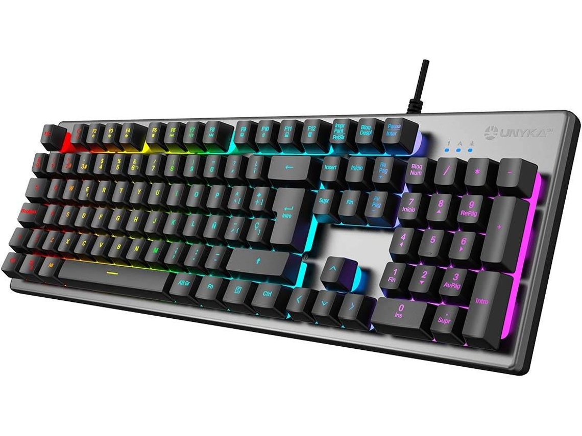 Teclado Gaming UNYKACH NOVA K244 Português (Membrana - Português - Preto)