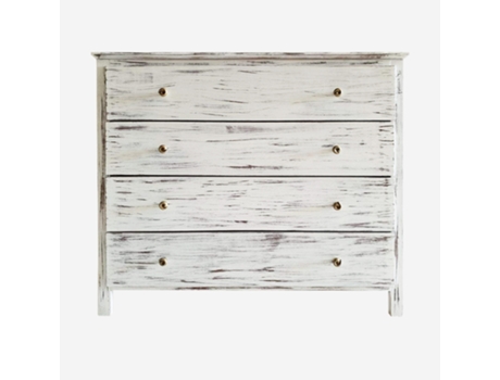 Cómoda Vintage PEJECAR Branco (82x97x39cm)