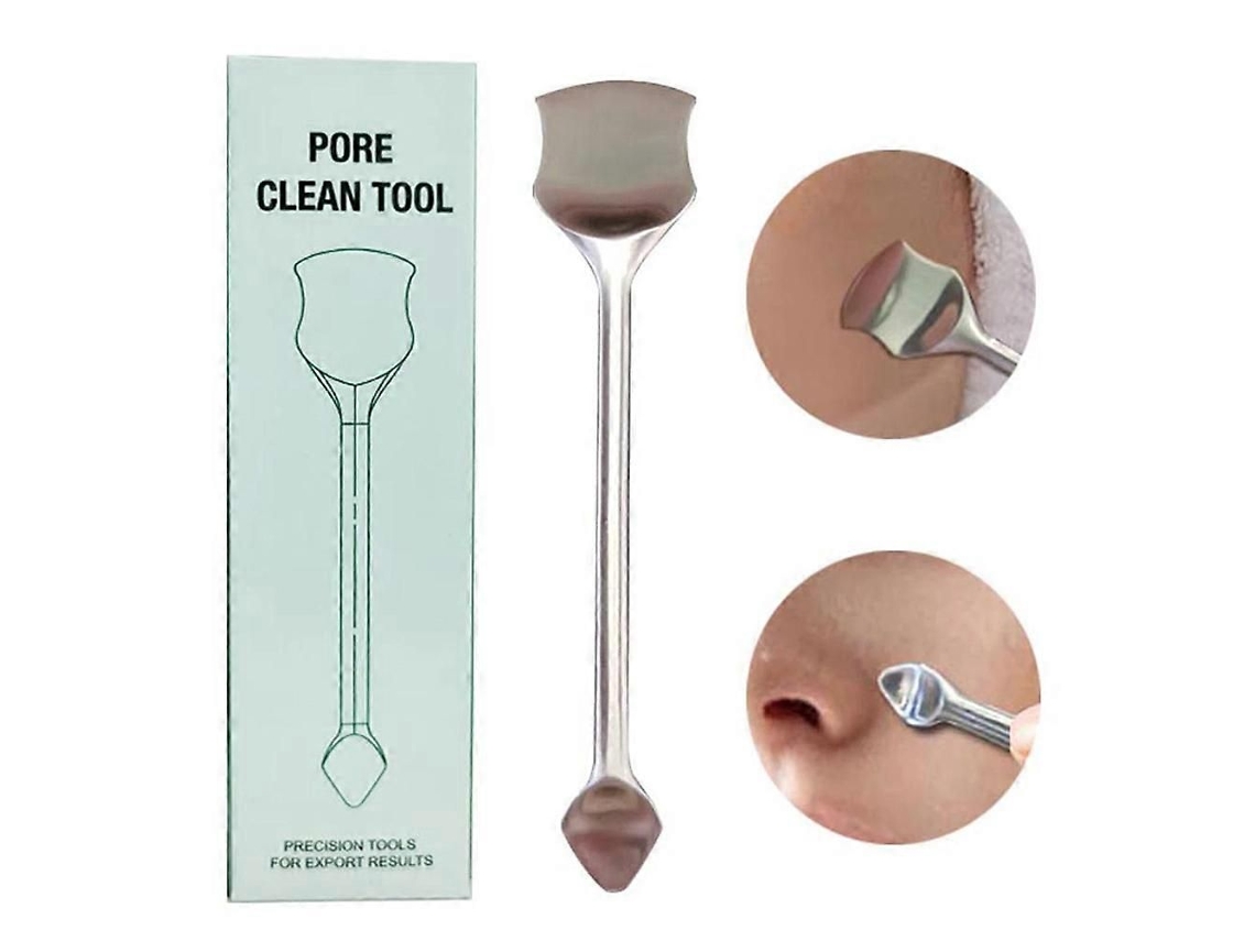 Limpador de Poros em Aço Inoxidável, Ferramenta para Limpeza de Poros, Remoção de Cravos e Acne, Limpeza Profunda da Pele do Rosto. TAISHENGDA
