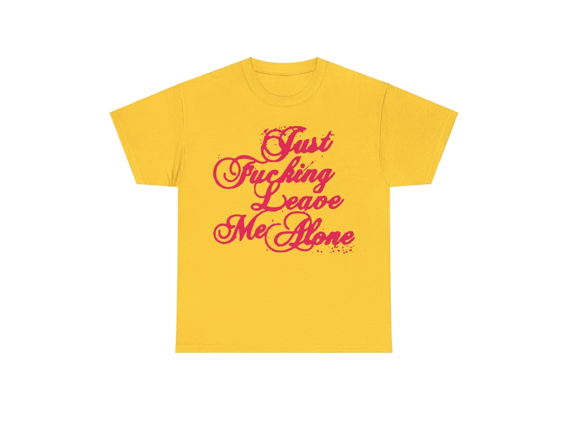Billie Eilish Just Leave Me Alone Inspired T-shirts Size:s