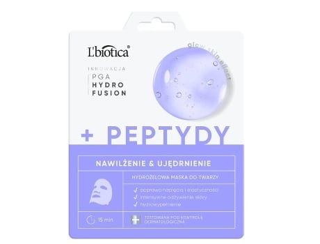 Máscara Facial Hidrogel Lbiotica Phf Peptídeos Hidratante Reafirmante