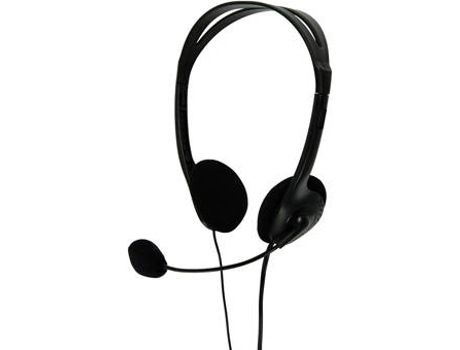 Auscultadores e Microfone Basic XL com regulador de volume