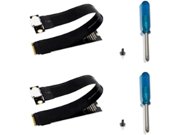 Cabo Adaptador de Extensão 2x M.2 Nvme Pcie 4.0 para Oculink Sff 8611 Sff 8612 SFUSHOS