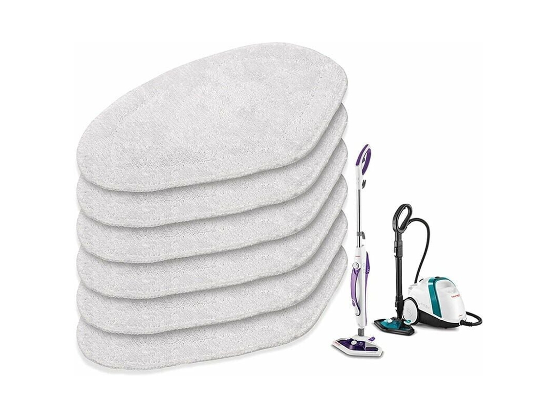 Escova de substituição Polti Vaporetto Vaporforce, produto original para Smart 35mop e Smart 40mop (6 unidades) Slowmoose