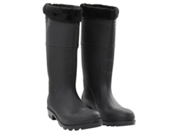 Rain Boots Vidaxl Preto Pvc (45)