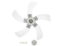 Válvula Do Ventilador De Plástico De 18 Polegadas, 5 Pás, Pás Sobressalentes Para Ventilador De Piso, Modelo Geral.