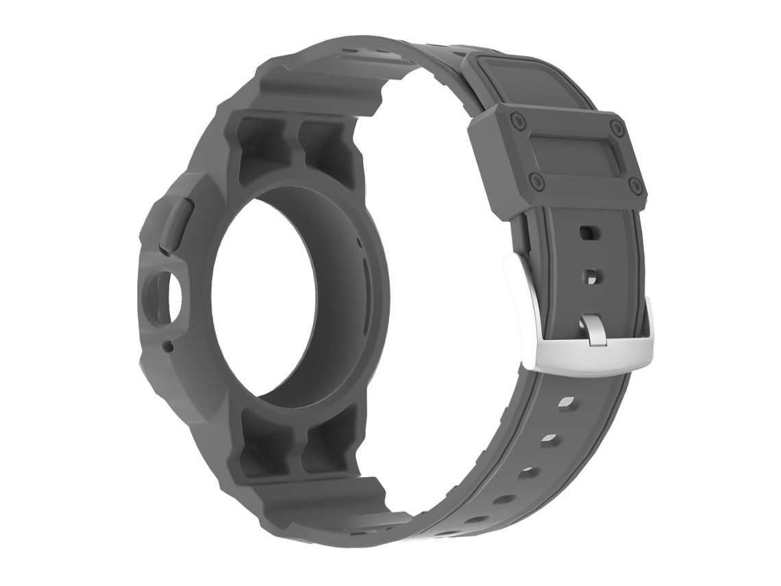 Bracelete de Pu + Tpu para Google Pixel Watch Cinza