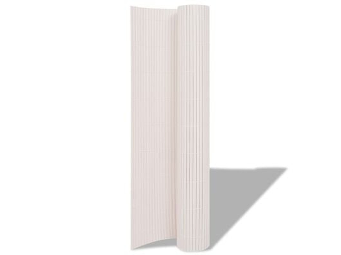 Cerca De Jardim Dupla Face Pvc 150x500 Cm Castanho Wsd931096 Lovely Home