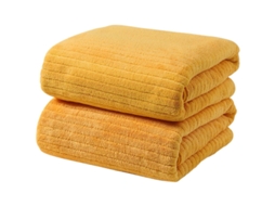 Pacote com 2 Toalhas de Cabelo de Microfibra de Secagem Rápida, Ultra Absorventes para Todos os Tipos 74 X 33 Cm AQUAFORGE