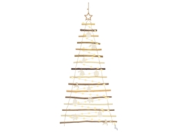 Decoração Sazonal Vidaxl Marrom Freixo Maciço (120 Cm)