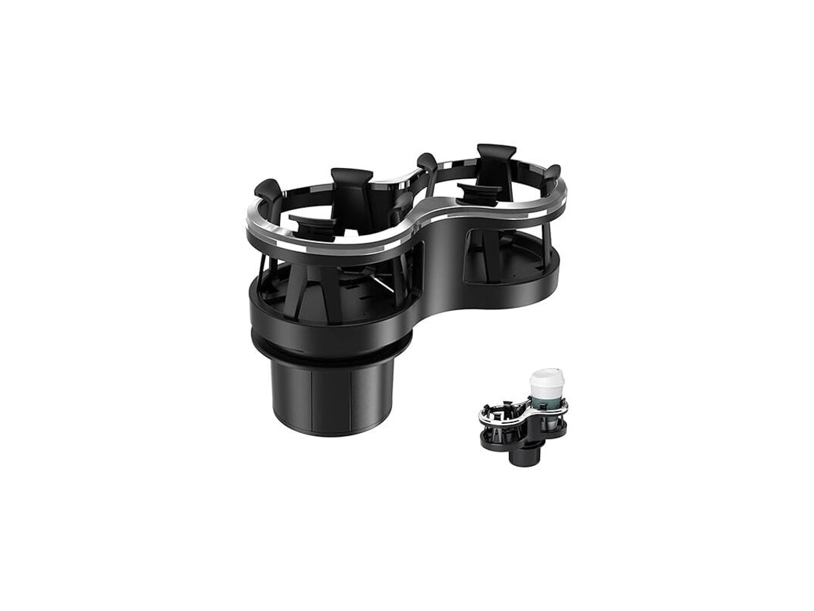 Suporte Universal Para Copos De Automóvel, Extensão Para Porta-copos Multifuncional 2 Em 1 Com Base Expansível E Removível, Plástico, Abs