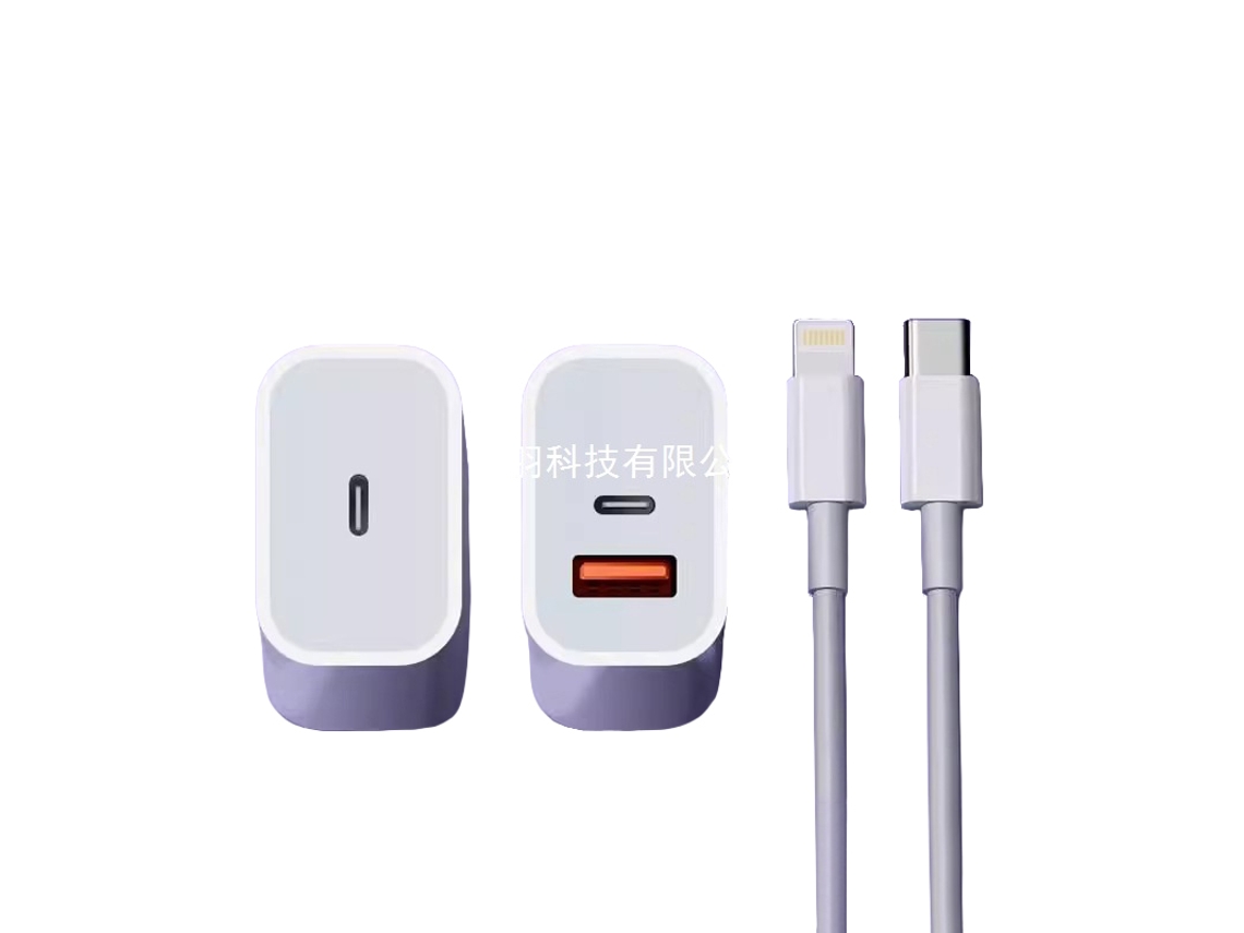 Laxiscreed Carregador Rápido Pd 45w Com Duas Saídas E Cabo Type-c De 1m