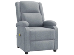 Poltrona de massagens VIDAXL Cinzeto Tecido (70x93x98 cm)