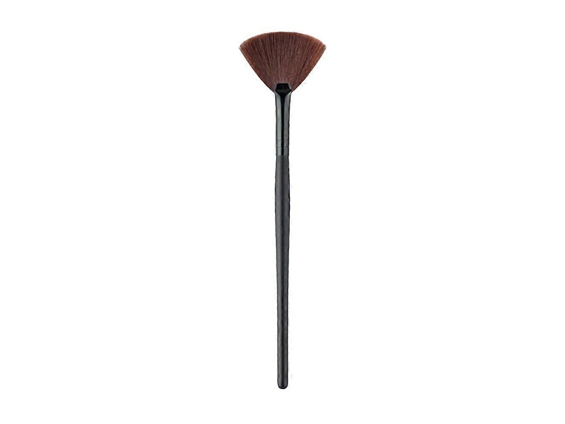 Pincel Para Pó Facial, Maquiagem, Cosméticos, Acessórios De Beleza, Pincel Para Blush, Pincel Para Iluminador Everley891 (cabo Preto E Cerdas Marrons)