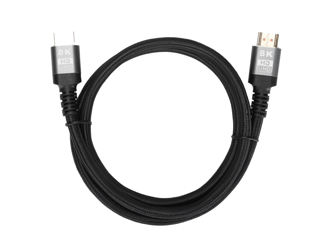 Cabo Adaptador De Interface Multimídia Hd 2.1 8k 144hz Cobre Livre De Oxigênio Para Tv Projetor Al01