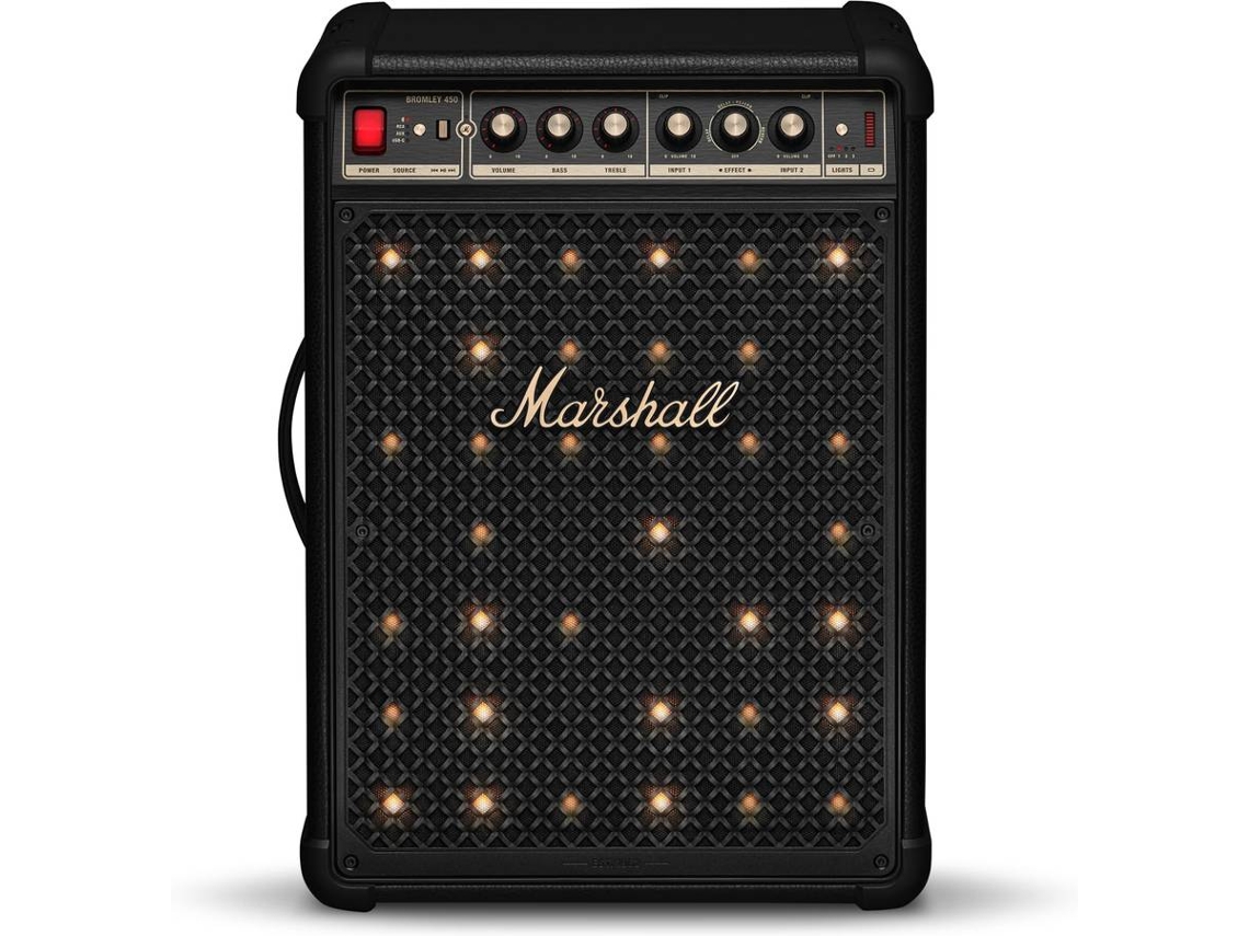 Coluna Bluetooth MARSHALL Bromley 450 (Autonomia: Até 30 h - Preto)