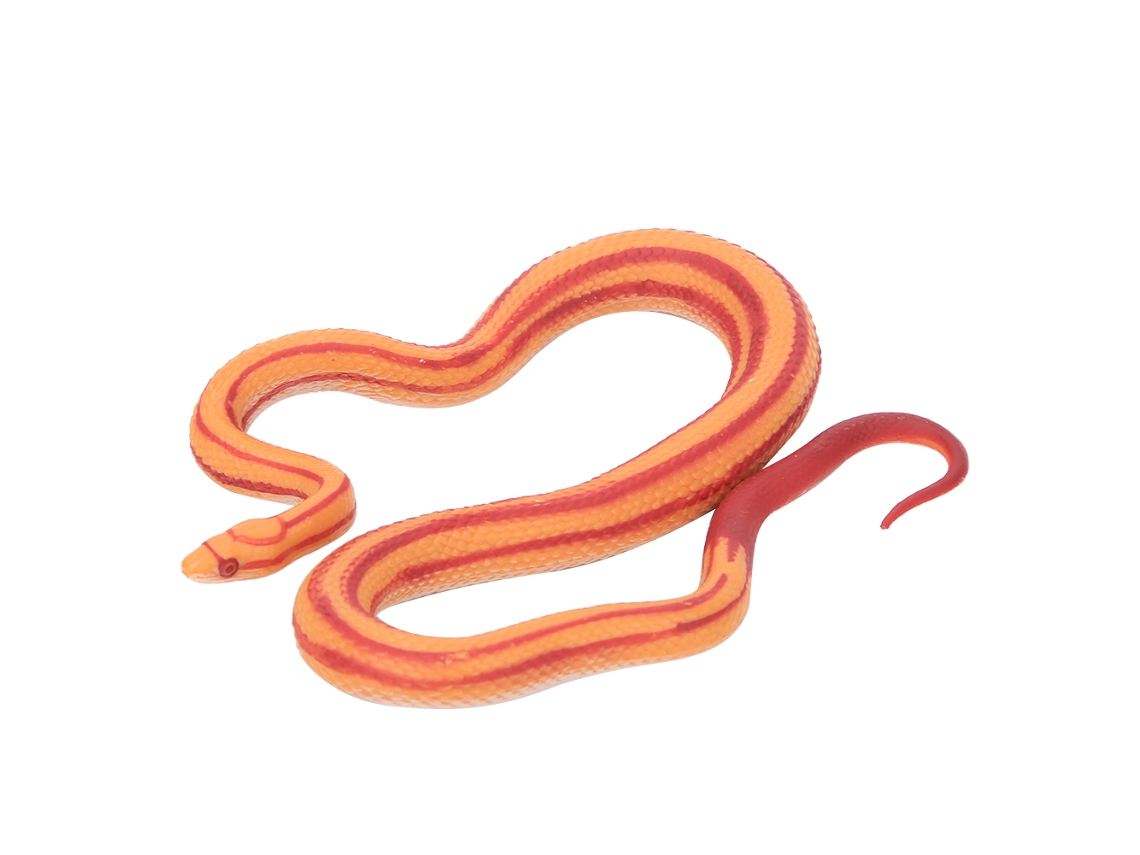 Ats modelo de Serpiente Maíz Simulación Adorno de Escritorio Juguete Educativo para Niños