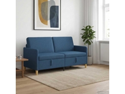 Vidaxl Sofa Com Armazenamento Azul 172 X 78 X 87 Cm Poliéster