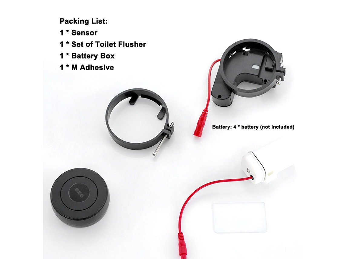Kit De Descarga Sem Contacto Laxiscreed Para Sanitas Com Operação Automática E Sem Toque