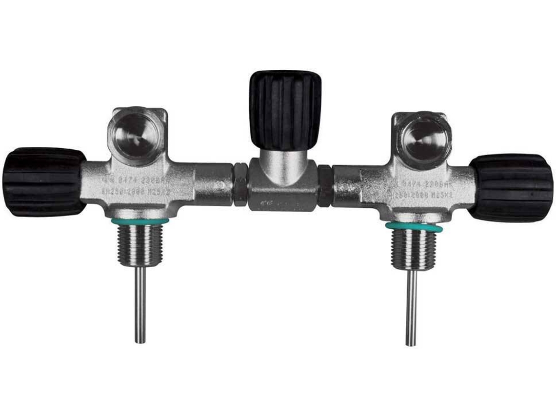 Torneira Para Garrafas de Mergulho OMS Complete Isolation Manifold For 80Cf Up To 230 Bar