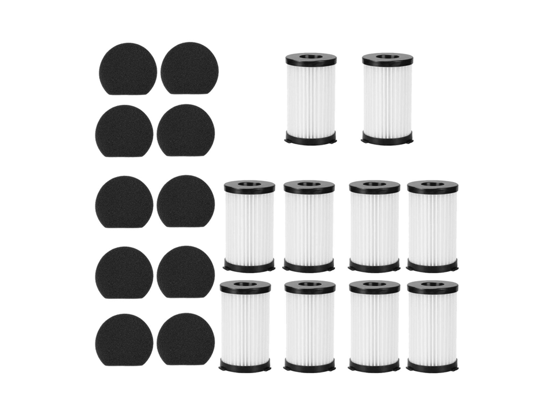 Acessório para Aspiradores MOOSOO 10 Filtros Hepa + 10 Filtro Moosoo D600 D601 Iwoly V600